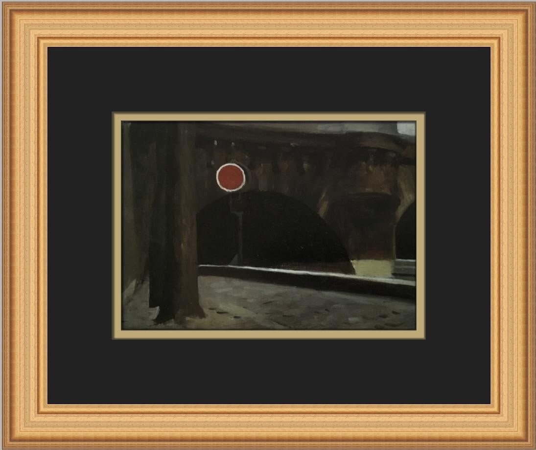 Edward Hopper Bridge in Paris Custom Framed Art Print 11 x 14: Edward Hopper Bridge in Paris Custom Framed Art Print 11 x 14 This stunning custom framed print features Edward Hopper's iconic artwork titled "Bridge in Paris." Measuring a total of 11 in x 14 in, th