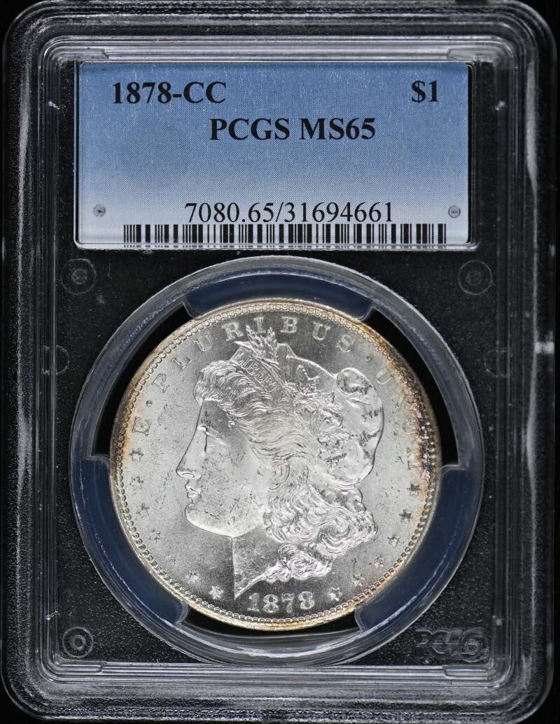 1878-CC Morgan Dollar PCGS MS65 Uncirculated Coin (1 of 2)