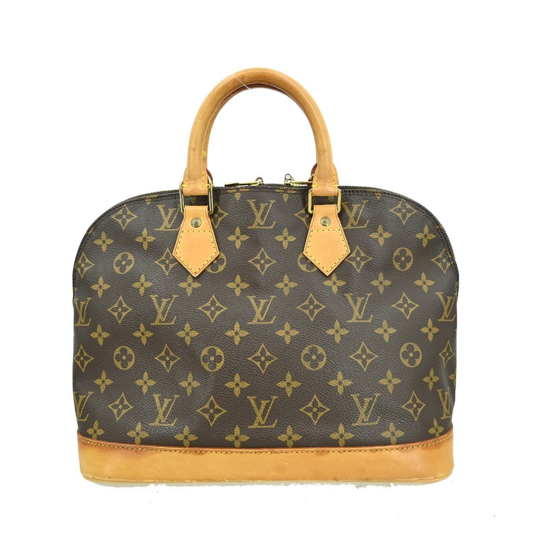 Louis Vuitton Alma Monogram Handbag M51130 Casual Brown Canvas: Louis Vuitton Alma Monogram Handbag M51130 Casual Brown Canvas This Louis Vuitton Alma Handbag showcases the iconic Monogram pattern, a perfect blend of style and functionality. Crafted from durable c