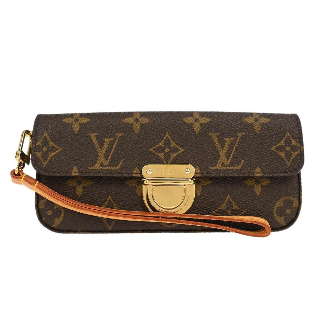 Louis Vuitton Monogram Pochette Glasses Case M60008 Brown 3x7: Louis Vuitton Monogram Pochette Glasses Case M60008 Brown 3x7 This Louis Vuitton Monogram Pochette Lagoon Glasses Case is a stylish accessory designed to protect your eyewear. Crafted from durable mon