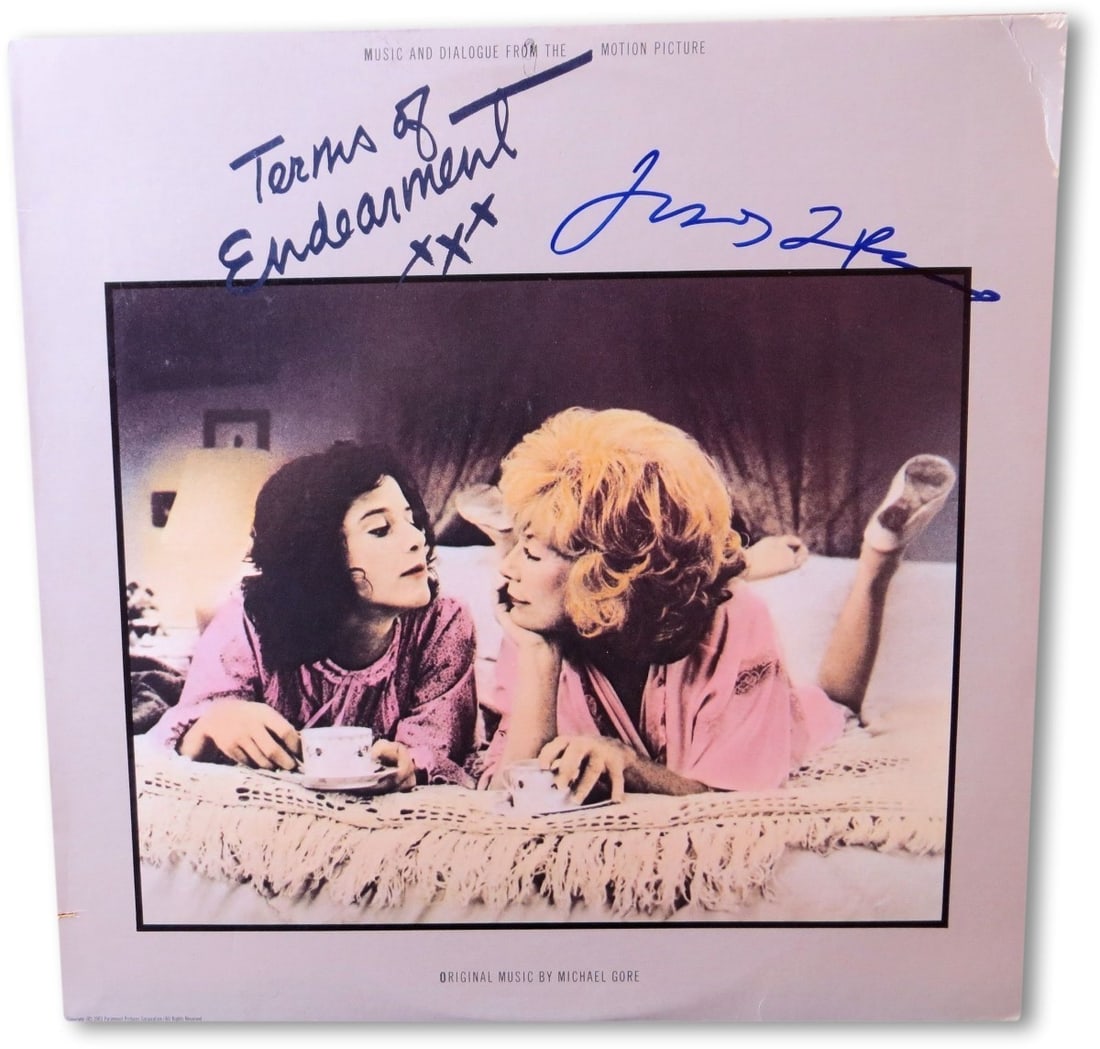 James L. Brooks Autographed Terms of Endearment Record Album JSA Authenticated: James L. Brooks Autographed Terms of Endearment Record Album JSA Authenticated This item is an original record album of "Terms of Endearment" signed by James L. Brooks. The autograph has been authenti