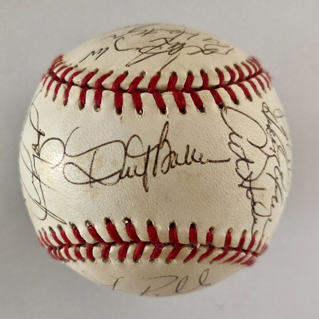 1996 Japan All Star Tour Signed Baseball 23 Autographs JSA Authenticated: 1996 Japan All Star Tour Signed Baseball 23 Autographs JSA Authenticated This unique 1996 MLB Japan All Star Tour signed baseball is a one-of-a-kind collectible featuring 23 autographs from players an