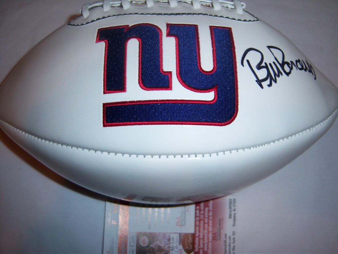 Bill Parcells Signed New York Giants Football JSA COA: Bill Parcells Signed New York Giants Football JSA COA This authentic football is signed by Bill Parcells, the legendary coach of the New York Giants, recognized for leading the team to Super Bowl cham