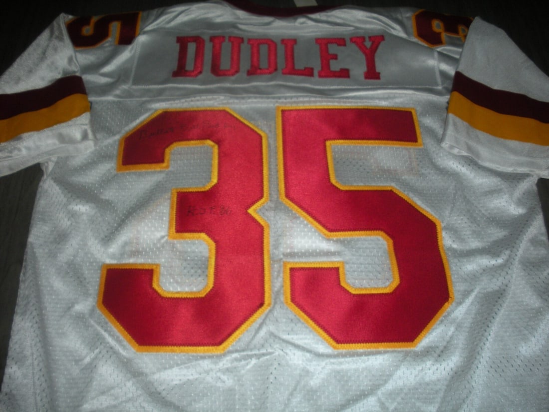Bill Dudley Signed Washington Redskins Jersey with COA (1 of 3)