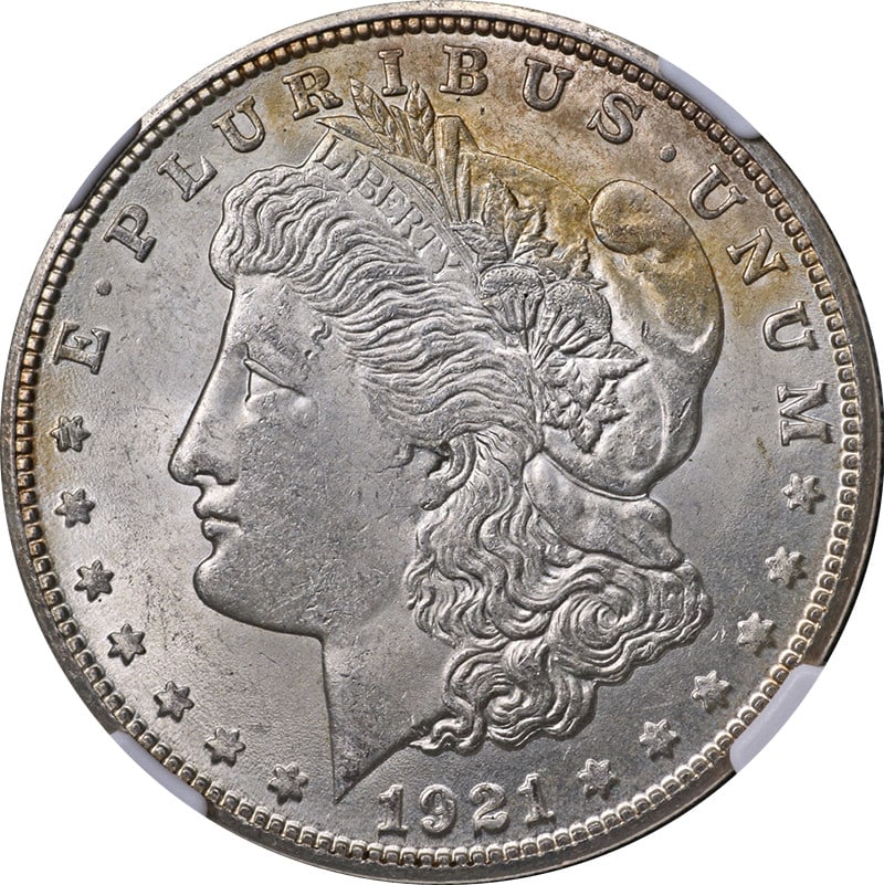 1921-S Morgan Silver Dollar NGC MS63 Uncirculated Silver Coin (1 of 4)