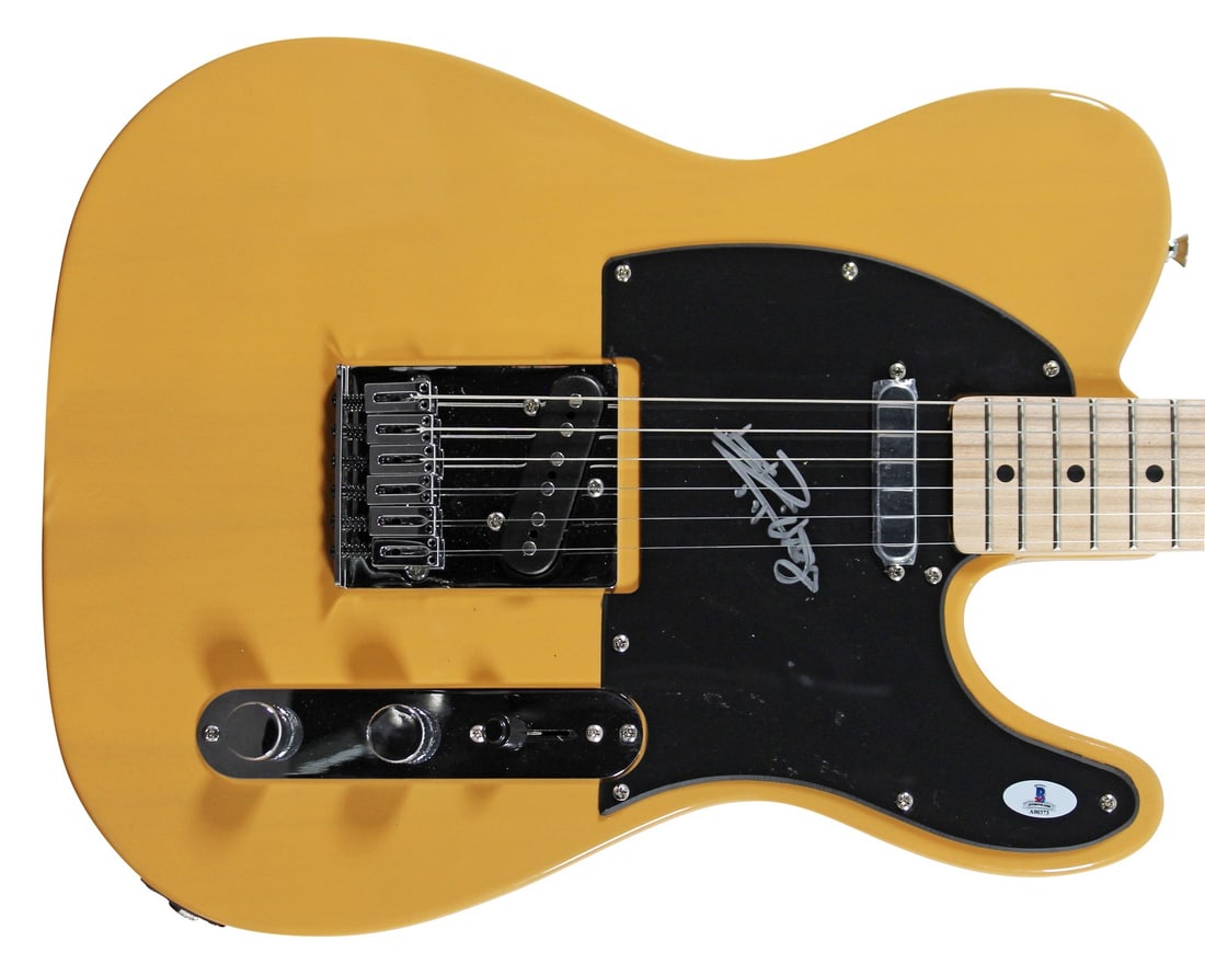 Keith Richards Signed Butterscotch Fender Guitar The Rolling Stones BAS #A00373: Keith Richards Signed Butterscotch Fender Guitar The Rolling Stones BAS #A00373 This autographed Butterscotch Fender Squier Telecaster guitar features the signature of Keith Richards, the legendary gu