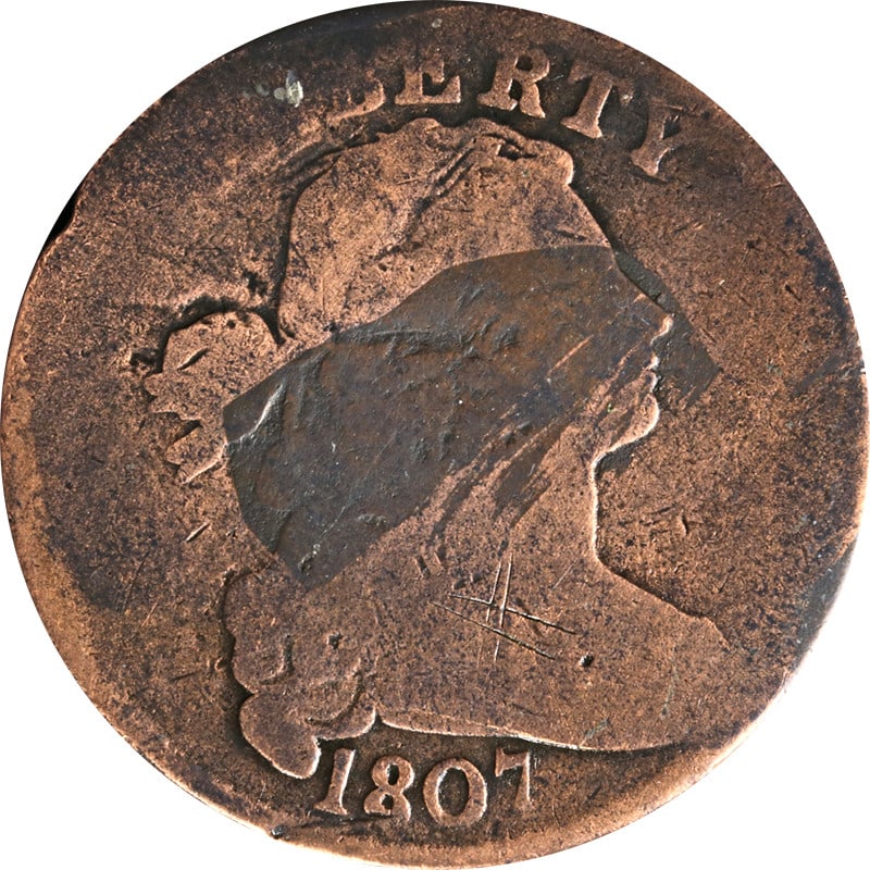1807 Large Cent Copper Coin for Collectors (1 of 2)