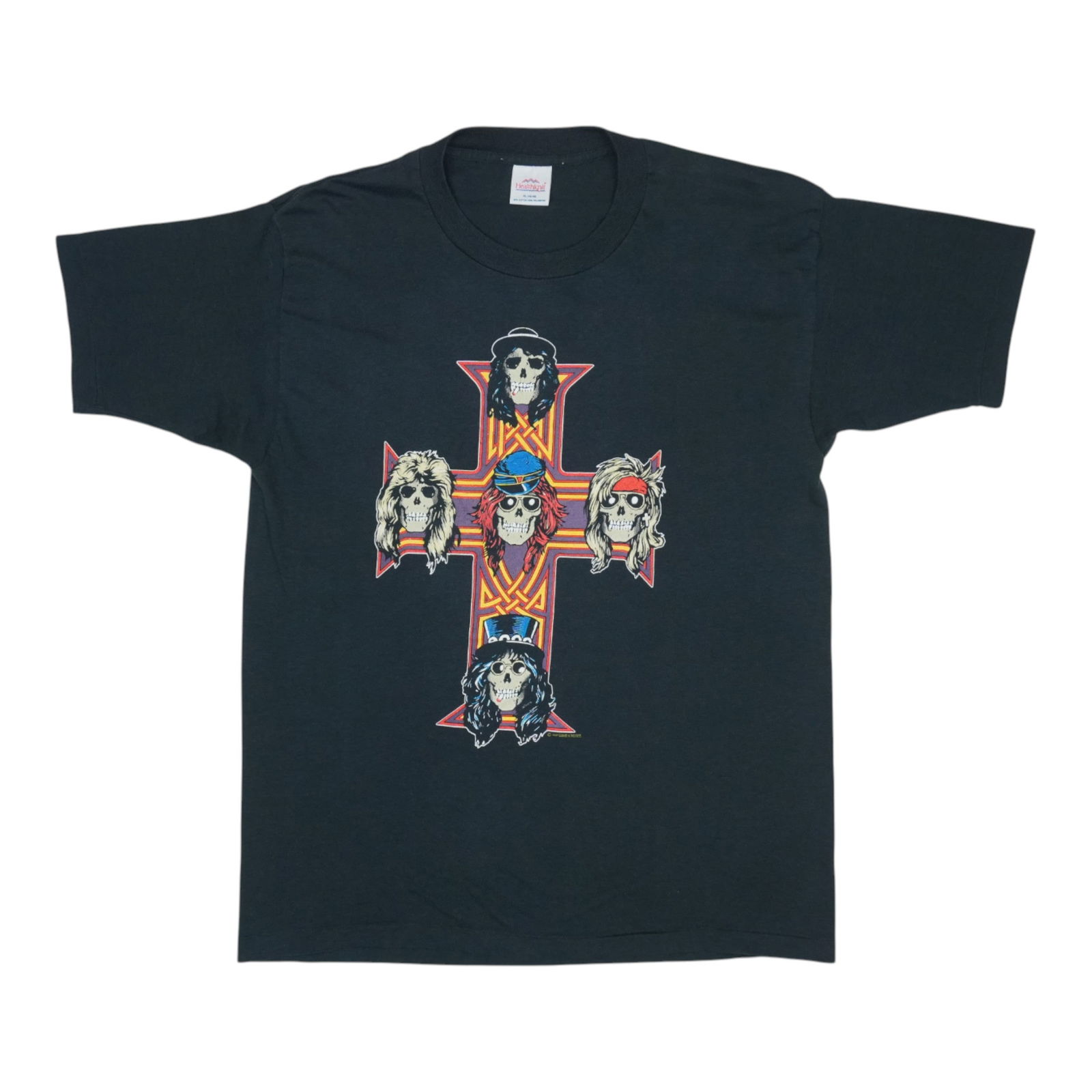 Vintage 1987 Guns N Roses Appetite For Destruction Black Shirt: Vintage 1987 Guns N Roses Appetite For Destruction Black Shirt Celebrate the iconic rock band with this original vintage 1987 Guns N Roses 'Appetite For Destruction' shirt. This true vintage piece fea