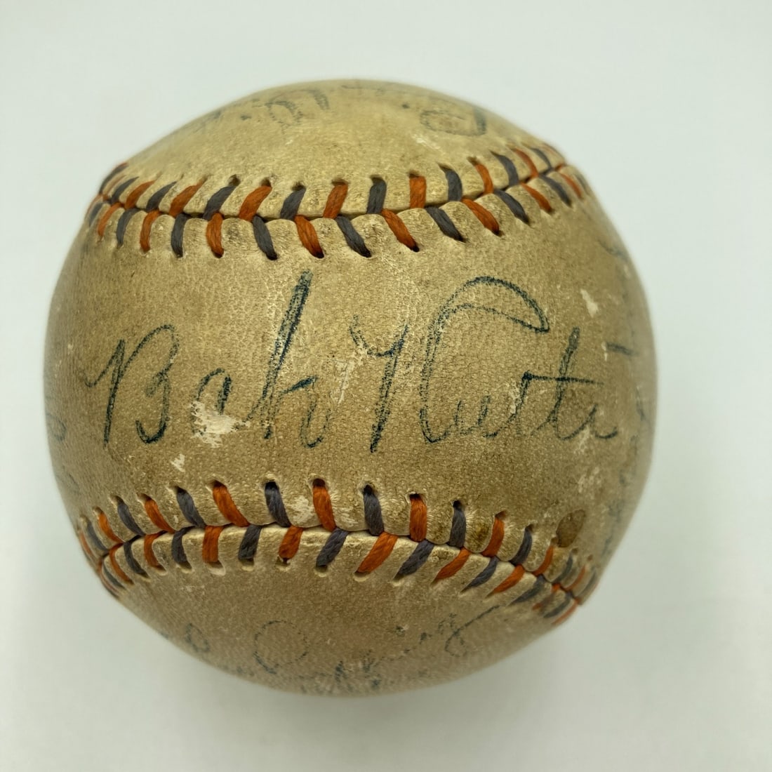 1933 New York Yankees Team Signed Baseball Babe Ruth Lou Gehrig JSA COA (1 of 13)