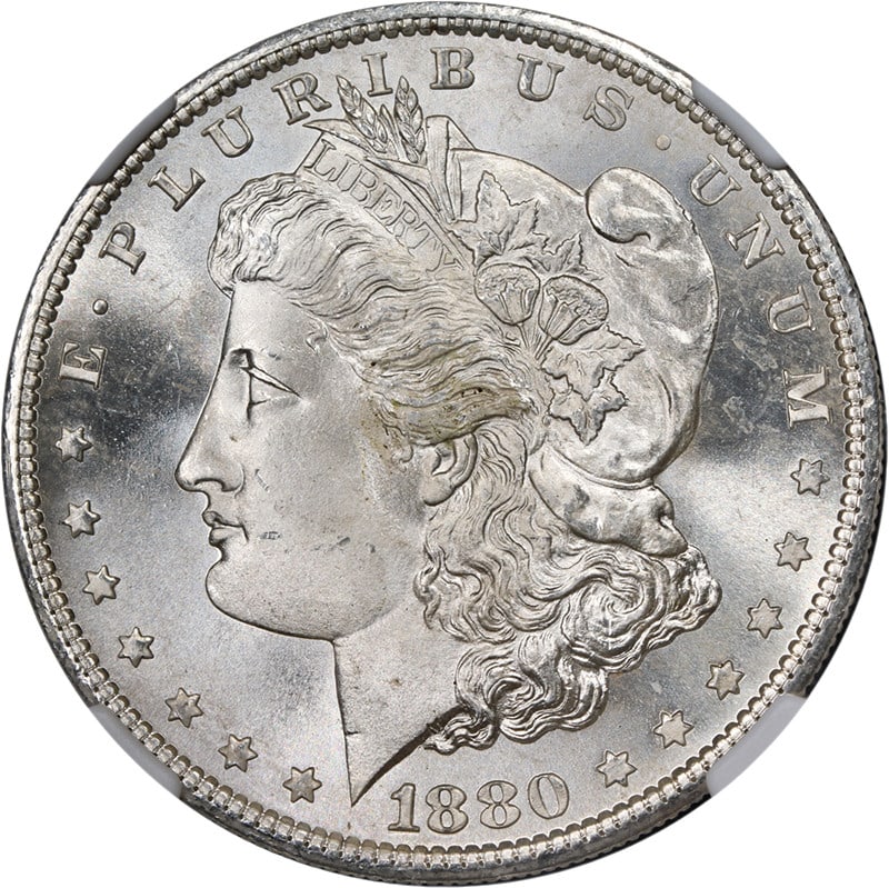 1880-S Morgan Silver Dollar NGC MS66 Uncirculated Stunning Luster (1 of 4)
