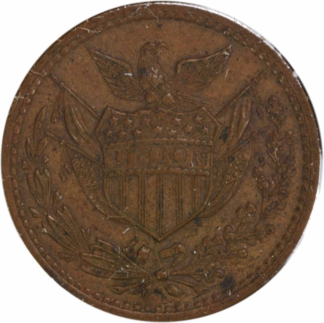 ND Civil War Token Patriotic Army & Navy 164/312 Uncertified (1 of 2)