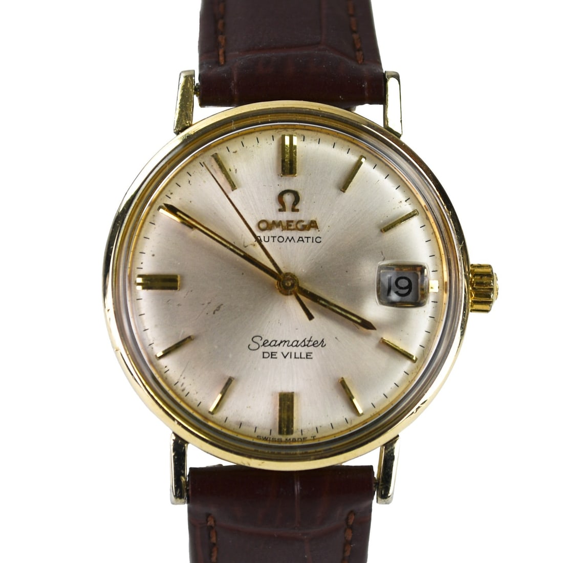 Vintage Omega Seamaster De Ville Gold Filled Automatic Watch 35mm (1 of 8)