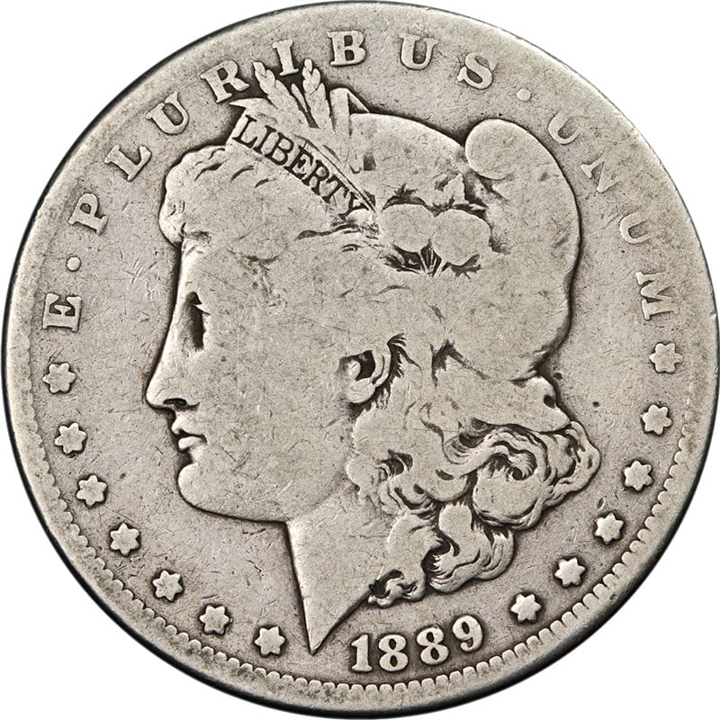 1889-CC Morgan Silver Dollar Key Date Nice G Circulated Silver Coin (1 of 2)
