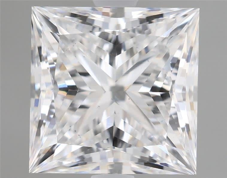 Loose Diamond - PRINCESS 2.52ct D VS2: Loose Diamond - PRINCESS 2.52ct D VS2 Source: This is a real non-mined Diamond that has been grown in a lab Shape: PRINCESS Carats: 2.52 Color: D Clarity: VS2 Certification: IGI Video: