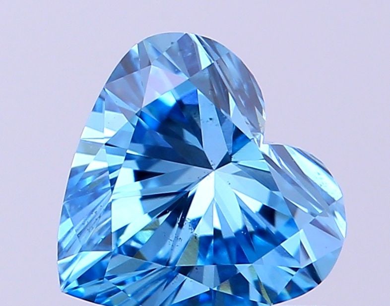 Loose Diamond - HEART 0.53ct Fancy Vivid Blue VS2 (1 of 1)