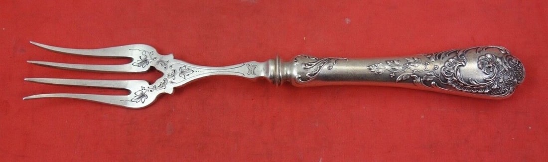 Bruckmann & Sohne Model 150 .800 Silver Fish Fork 7.5" Antique 1890: Bruckmann & Sohne Model 150 .800 Silver Fish Fork 7.5" Antique 1890 This exquisite fish fork, Model No. 150, is crafted from .800 German silver by Bruckmann & Sohne. With a hollow handle and bright cu