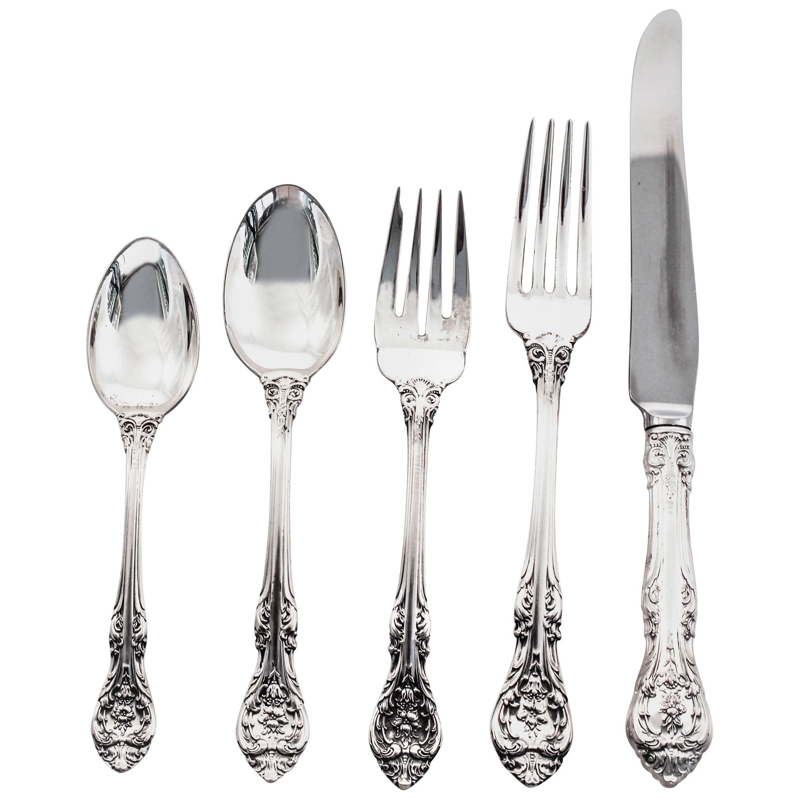 Gorham King Edward Sterling Silver Flatware Set for 12, 60 Pieces, Vintage 1936: Gorham King Edward Sterling Silver Flatware Set for 12, 60 Pieces, Vintage 1936 Experience the timeless elegance of the King Edward Flatware set, a classic collection that embodies old-world charm and