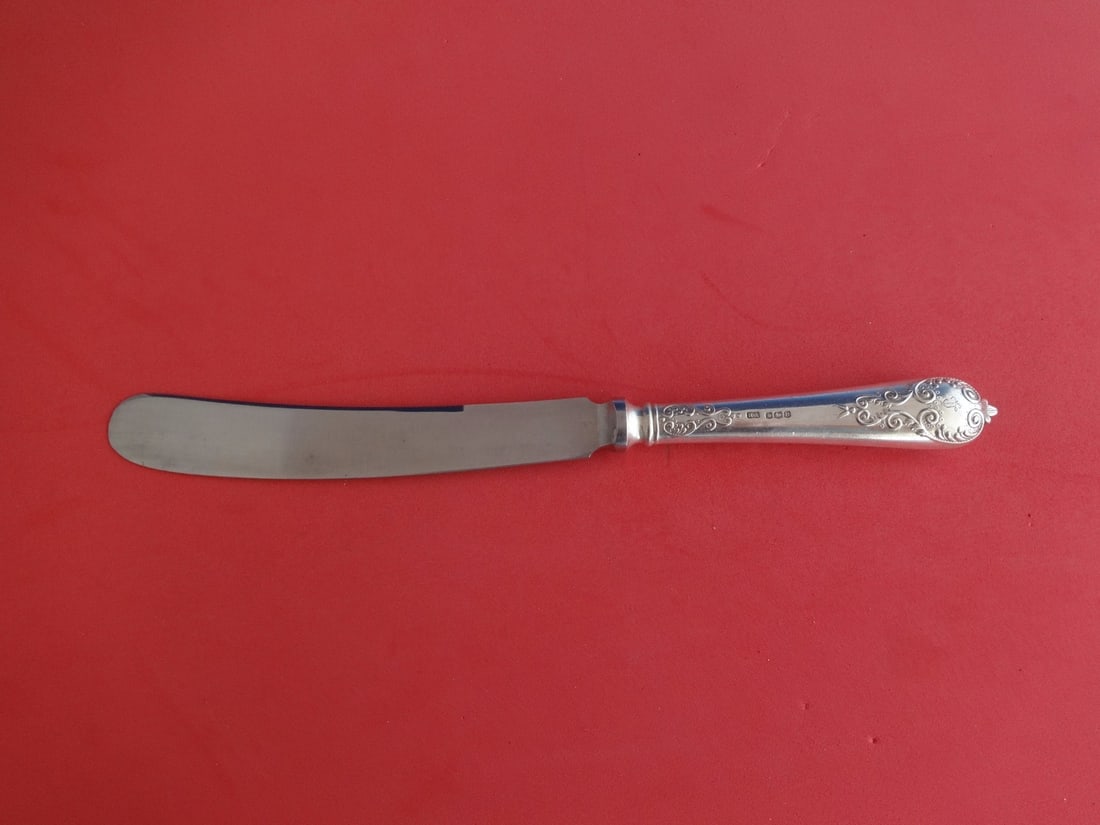 Mappin & Webb William and Mary Sterling Silver Dinner Knife 10 Inch: Mappin & Webb William and Mary Sterling Silver Dinner Knife 10 Inch This exquisite dinner knife features the elegant William and Mary pattern by renowned maker Mappin & Webb. Crafted from high-quality