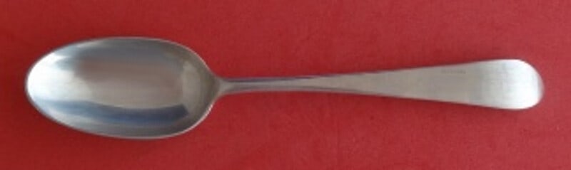 James Robinson Irish Rib Sterling Silver Dessert Spoon 7 Inch Vintage: James Robinson Irish Rib Sterling Silver Dessert Spoon 7 Inch Vintage This vintage dessert spoon, crafted by James Robinson, features the elegant Irish Rib pattern. Made from high-quality sterling sil