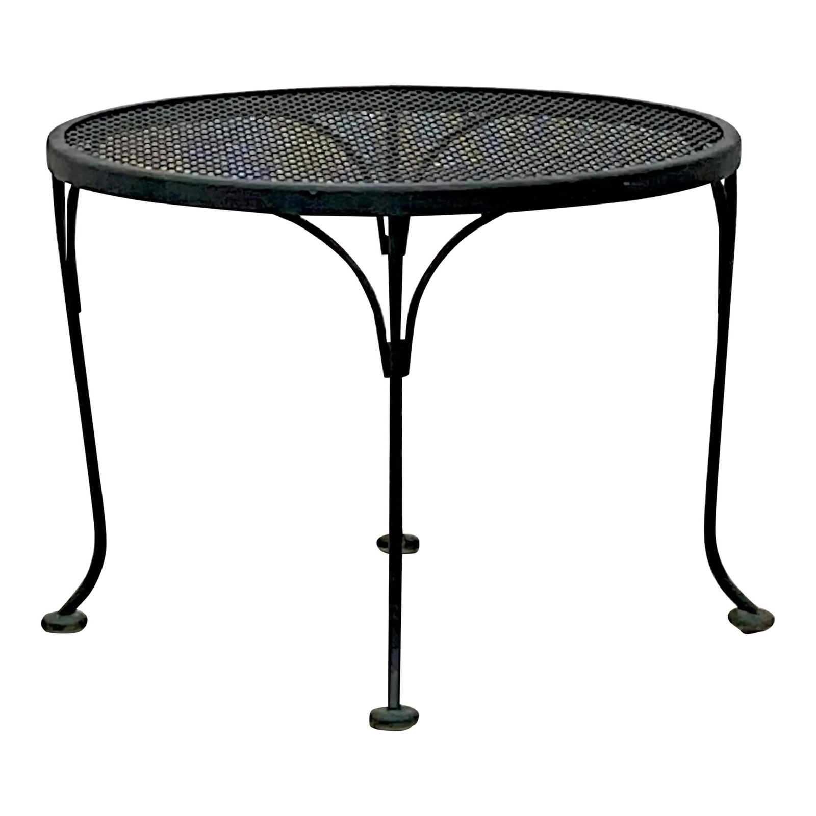 Vintage Wrought Iron Side Table Inspired by Russell Woodard (1 of 8)