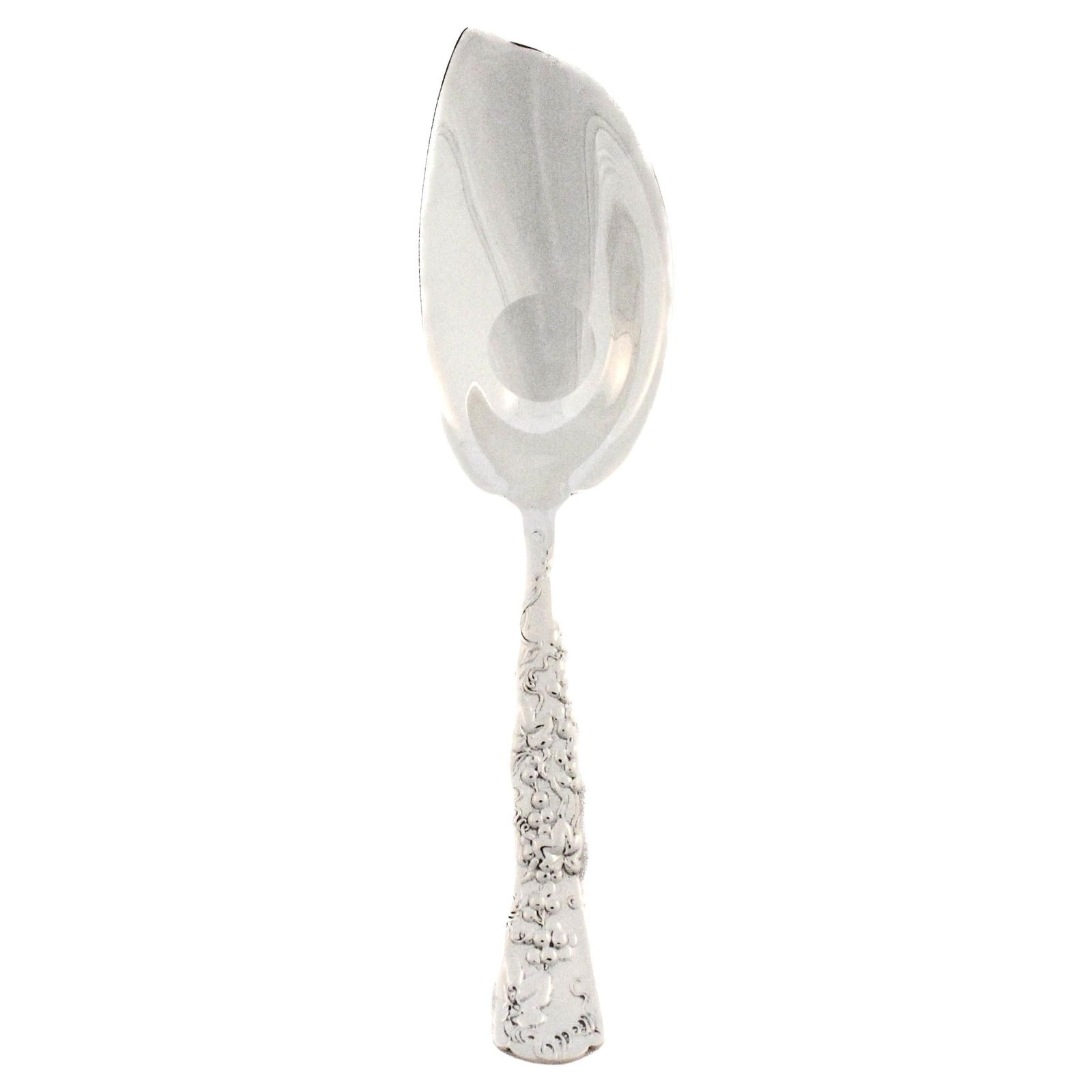 Rare Tiffany & Co Sterling Silver Ice Cream Server Vine Pattern 1880s: Rare Tiffany & Co Sterling Silver Ice Cream Server Vine Pattern 1880s This exquisite Sterling Silver Ice Cream Server, crafted by the renowned Tiffany & Company, is a remarkable piece from the late 19