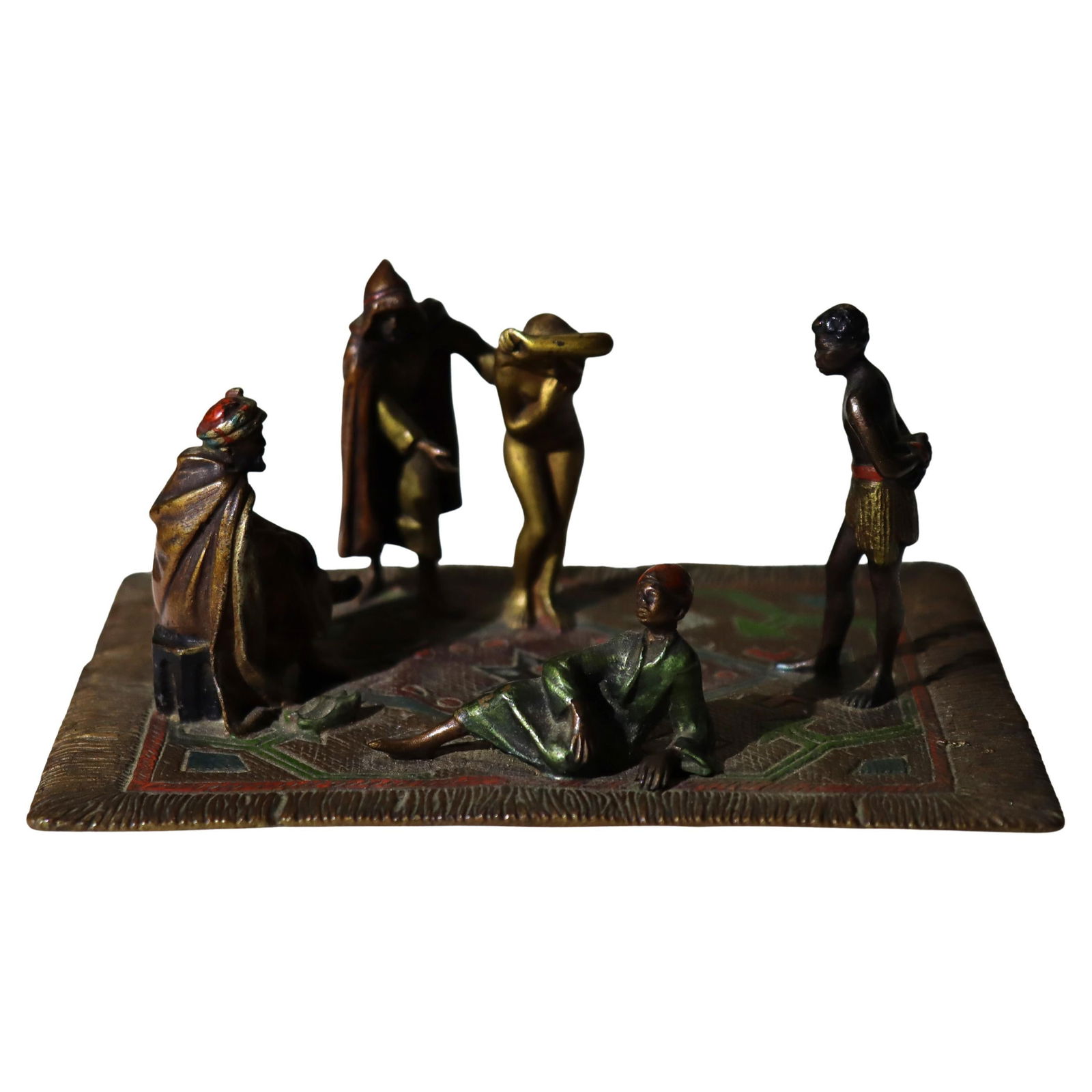 Franz Bergman Cold Painted Bronze Figural Group C1910 Antique (1 of 10)