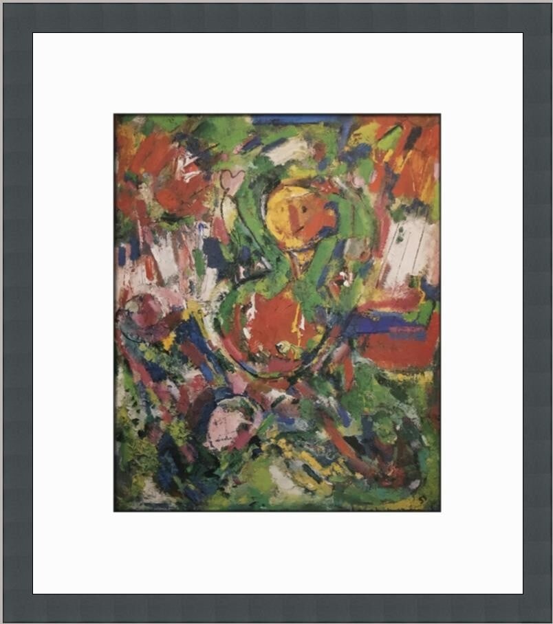 Hans Hoffman Le Gilotin Custom Framed Print 1990 Art: Hans Hoffman Le Gilotin Custom Framed Print 1990 Art This stunning custom framed print by renowned artist Hans Hoffman captures the essence of Impressionism Modernism. Measuring 16 in x 14 in overall,