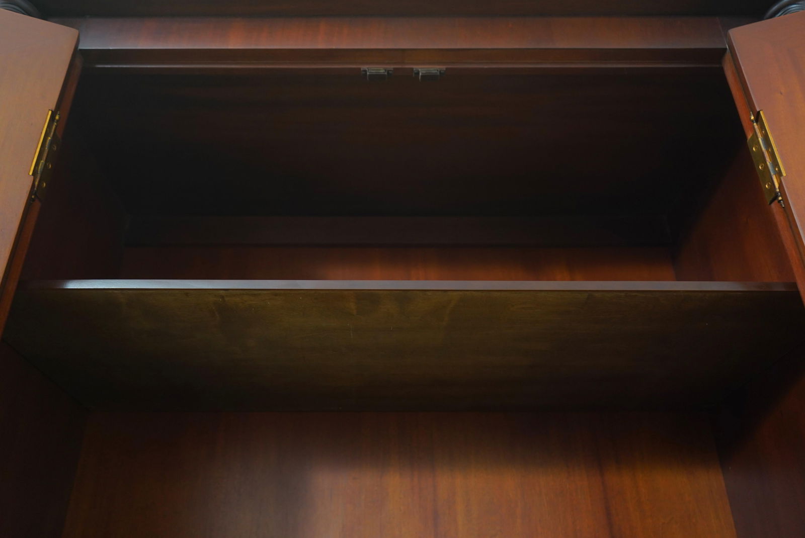 Henredon Ralph Lauren Safari Mahogany Armoire with Adjustable Shelves - 4