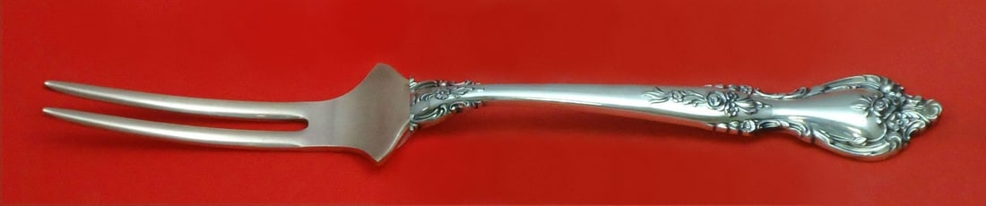 Delacourt Serving Fork by Lunt Custom Made Sterling Silver 7 Inches (1 of 1)