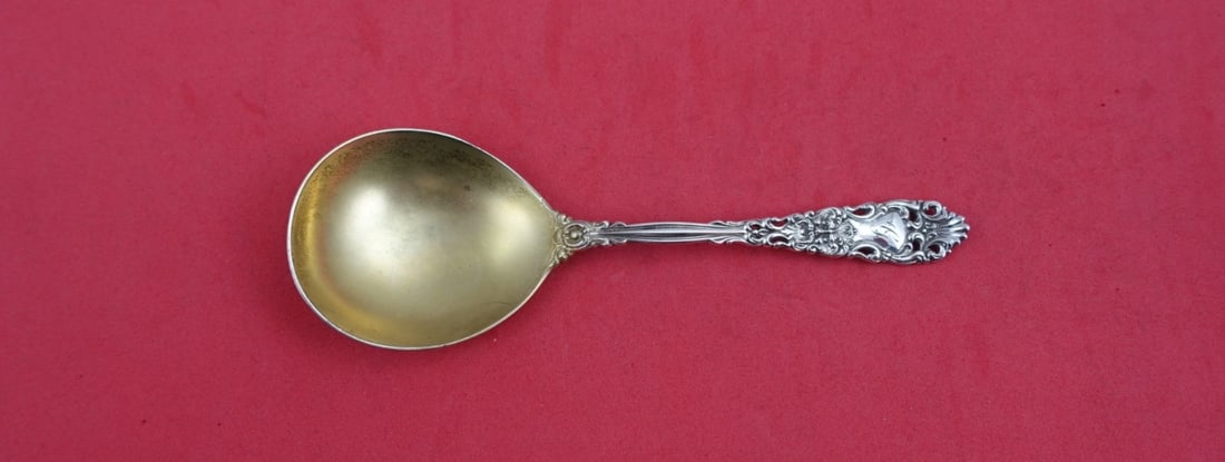 Dominick & Haff Renaissance Sterling Silver Bouillon Soup Spoon 4 7/8" (1 of 2)