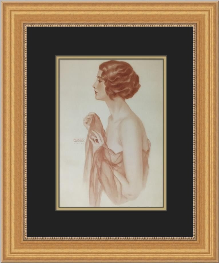 Alberto Vargas Lucille Adair Custom Framed Print Art Risque (1 of 2)