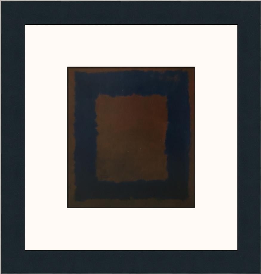 Mark Rothko Mural No.2 Custom Framed Art Print 12 x 13: Mark Rothko Mural No.2 Custom Framed Art Print 12 x 13 This stunning custom framed print features Mark Rothko's iconic work, Mural No.2. Created in 2003, this medium-sized piece embodies the Impressio