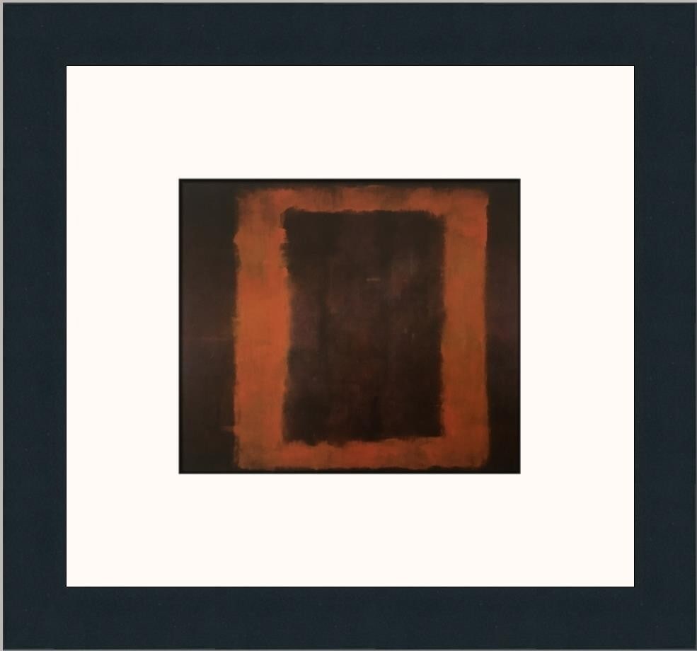 Mark Rothko Mural No.1 Custom Framed Print 12x12 Impressionism Art: Mark Rothko Mural No.1 Custom Framed Print 12x12 Impressionism Art This Mark Rothko Mural No.1 custom framed print showcases the artist's signature Impressionist style. Measuring 12 inches by 12 inche