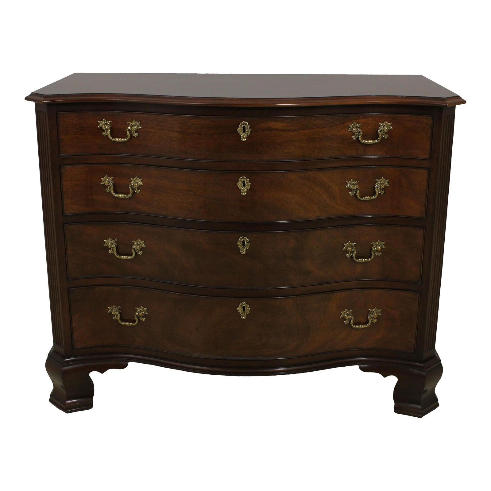 Kindel National Trust Chippendale Mahogany 4 Drawer Chest (1 of 10)