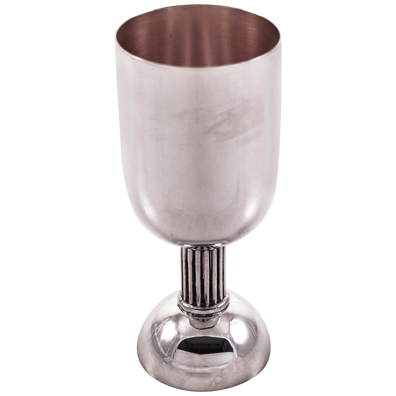 Modern Sterling Silver Wine Cup Kiddush 5 in Israel 2020: Modern Sterling Silver Wine Cup Kiddush 5 in Israel 2020 This elegant sterling silver wine cup, perfect for celebrations, features a modern design with a colonnade stem that adds sophistication. Unlik