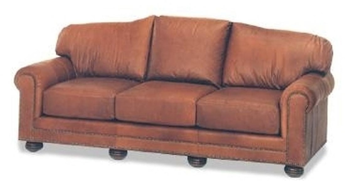 Hand-Crafted Southwest Transitional Leather Sofa (1 of 1)