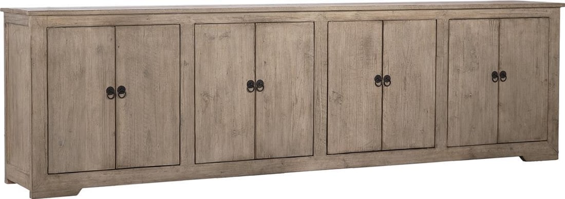 Nico Collection French Style Sideboard Reclaimed Pine Wood Light Warm Finish: Nico Collection French Style Sideboard Reclaimed Pine Wood Light Warm Finish Introducing the Nico Collection Light Warm Sideboard, a stunning addition to any home decor. This exquisite sideboard featu
