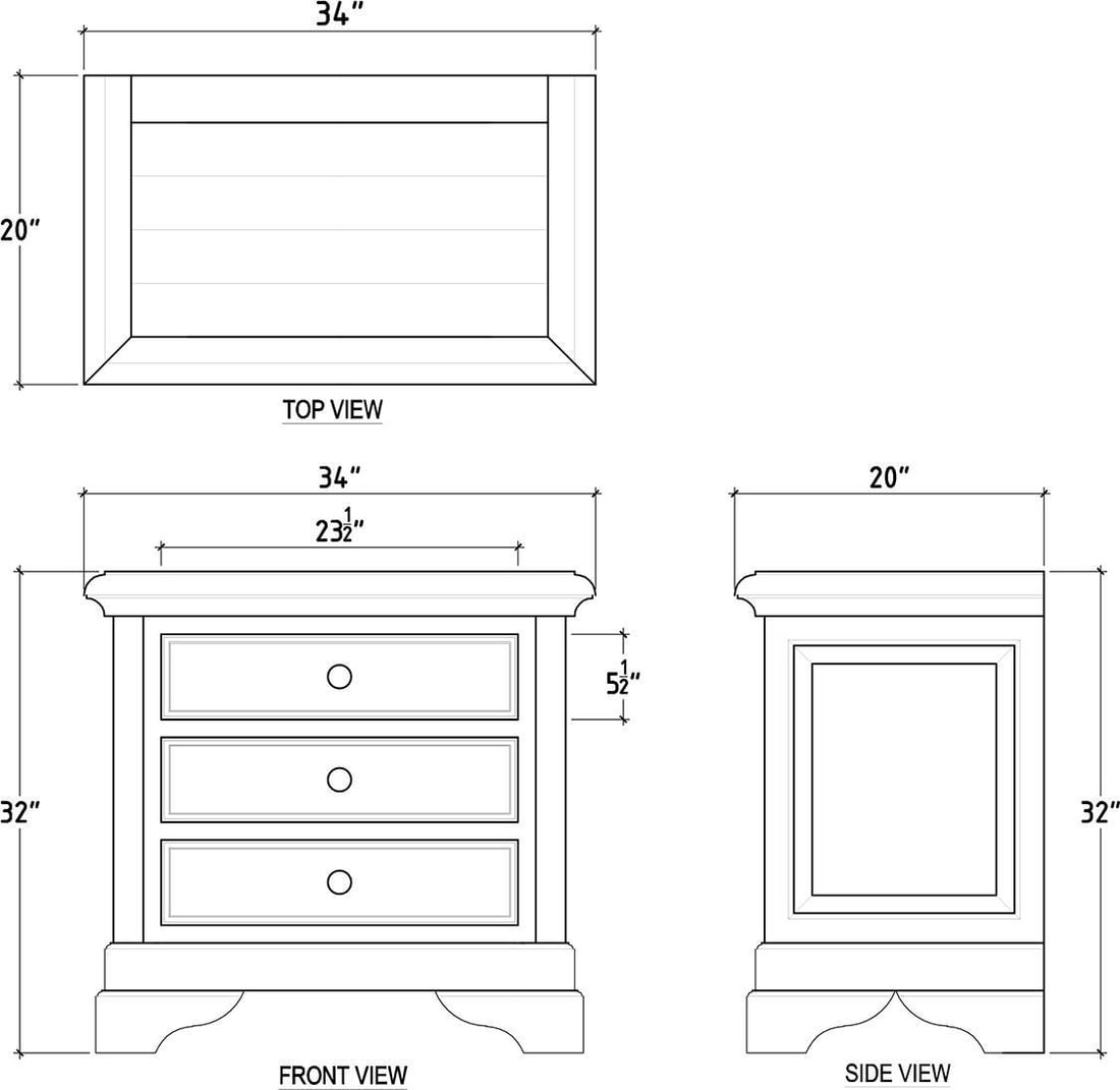 Bramble Huntley Nightstand Straw Wash Finish Mahogany 32H 34W 20D: Bramble Huntley Nightstand Straw Wash Finish Mahogany 32H 34W 20D This elegant nightstand from the Huntley collection features a refined Straw Wash finish, adding a touch of sophistication to any bedr