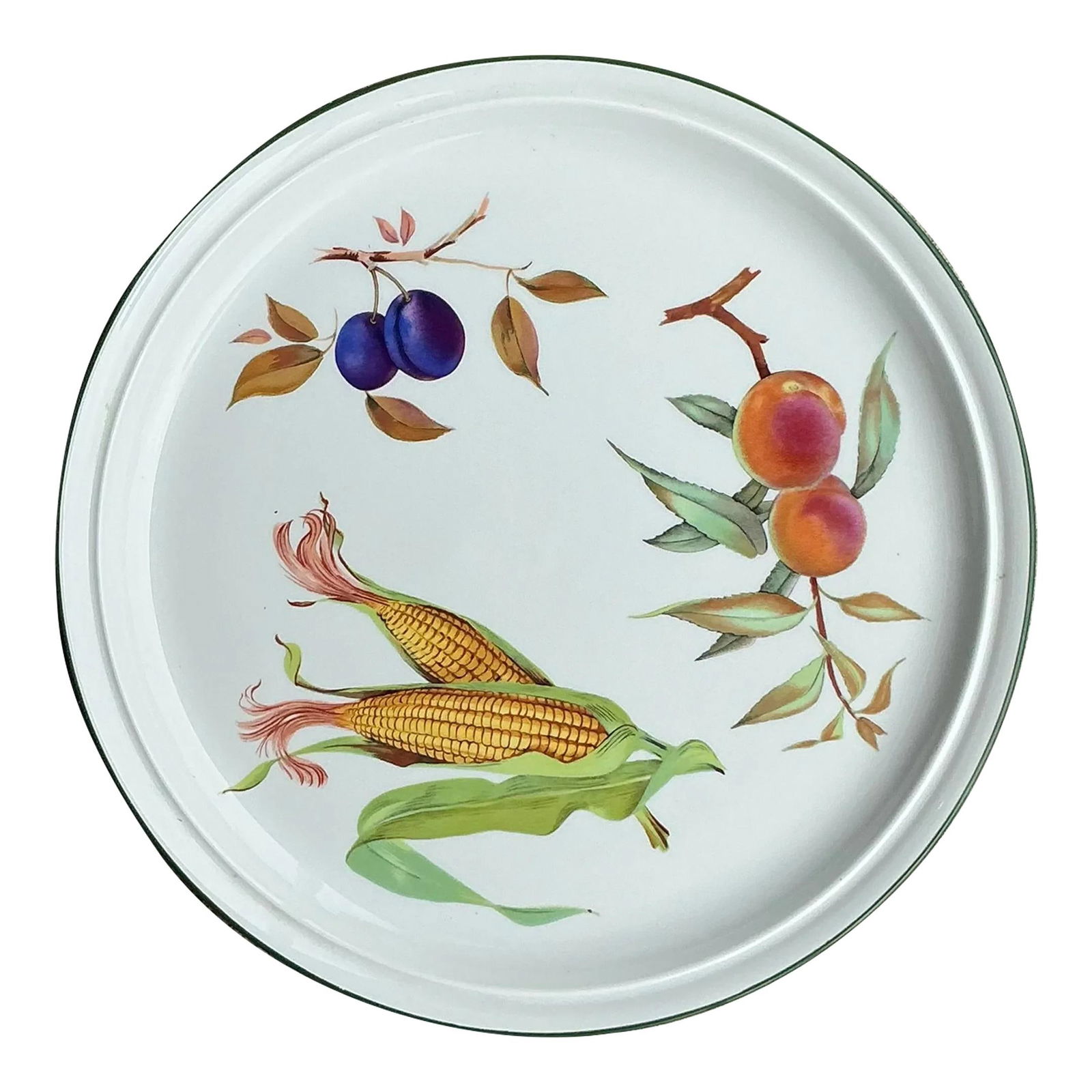 Vintage Regency Royal Worcester Porcelain Serving Platter 13.5 x 13.5: Vintage Regency Royal Worcester Porcelain Serving Platter 13.5 x 13.5 Enhance your dining experience with this Vintage Regency Royal Worcester Platter. Crafted from fine porcelain, this platter featur