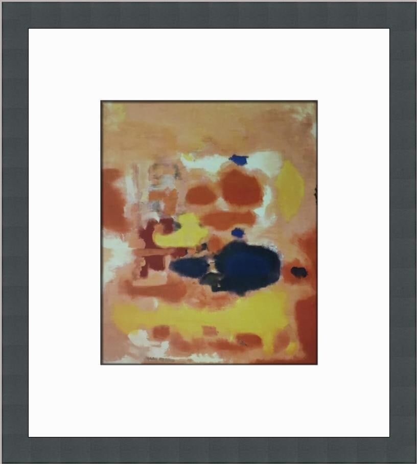 Mark Rothko Untitled I Custom Framed Lithograph Art Print: Mark Rothko Untitled I Custom Framed Lithograph Art Print This exquisite custom framed print features "Untitled I" by the renowned artist Mark Rothko, celebrated for his contributions to Abstract Surr