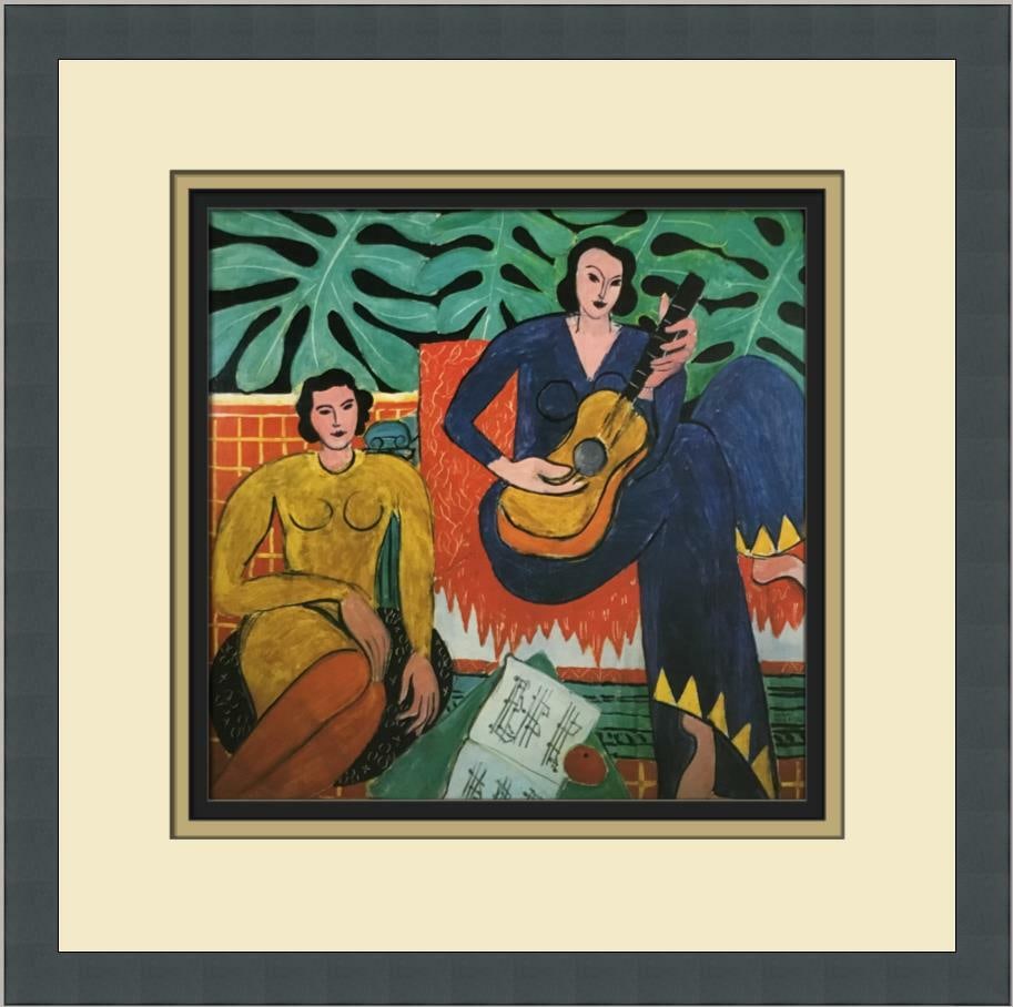 Henri Matisse Music Custom Framed Figurative Art Print 14x16 (1 of 2)