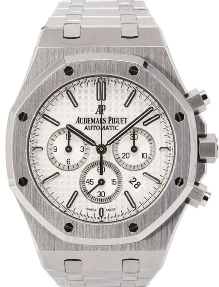 Audemars Piguet Royal Oak 41mm White Dial Bracelet Ref 26320ST.OO.1220ST.02 with Papers (1 of 5)