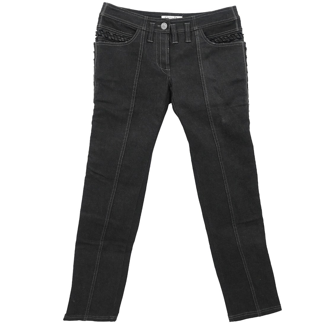 Christian Dior Black Denim Pants #42 Casual Style (1 of 11)
