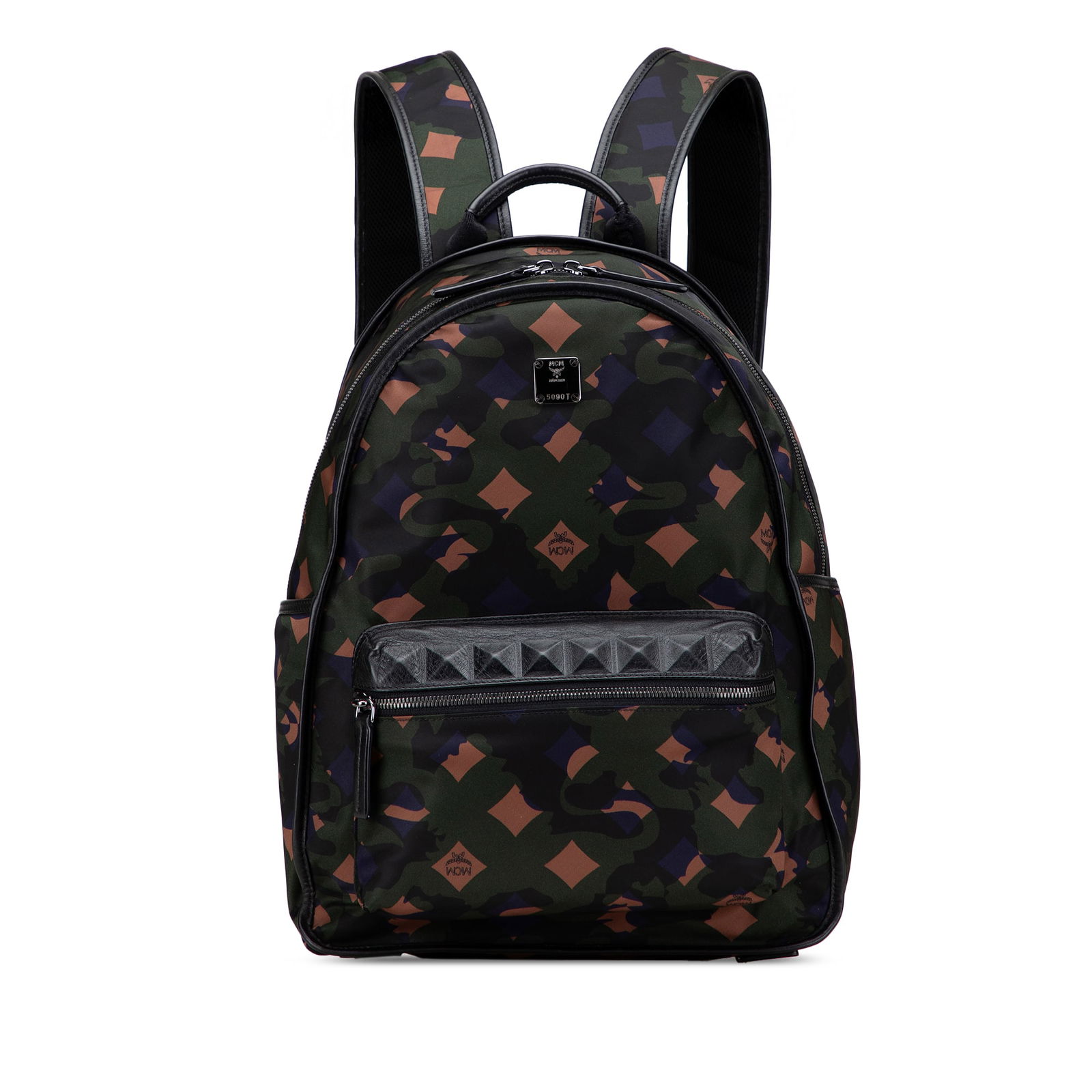 MCM Nylon Camo Munich Lion Dieter Backpack Green: MCM Nylon Camo Munich Lion Dieter Backpack Green Introducing the MCM Nylon Camo Munich Lion Dieter Backpack, a stylish and functional accessory designed for everyday use. This backpack is crafted with