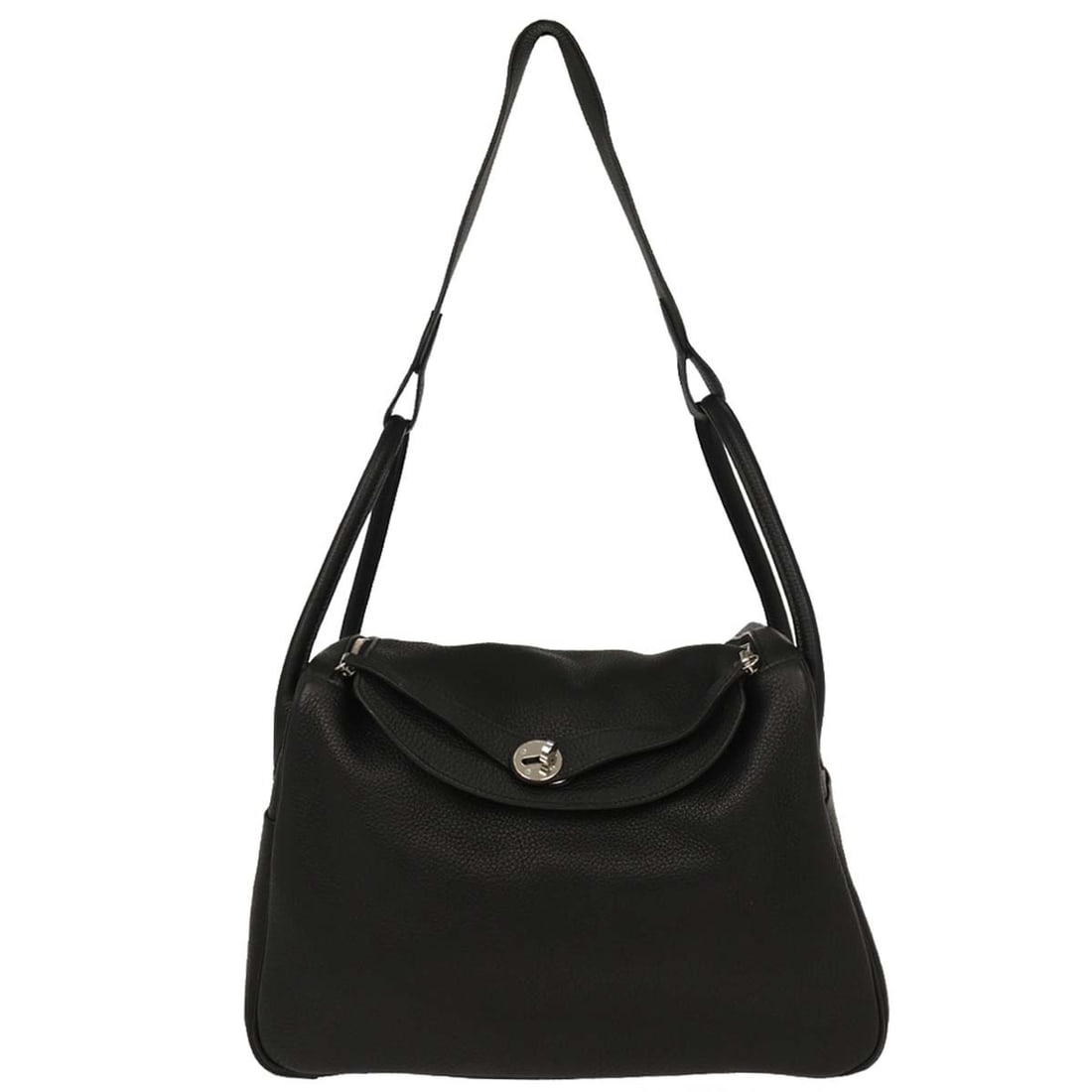 Hermes Black Togo Lindy 34 Leather Shoulder Bag: Hermes Black Togo Lindy 34 Leather Shoulder Bag Discover the elegant Hermes Black Togo Lindy 34 Shoulder Bag, a perfect blend of style and functionality. This large shoulder bag features a sleek black