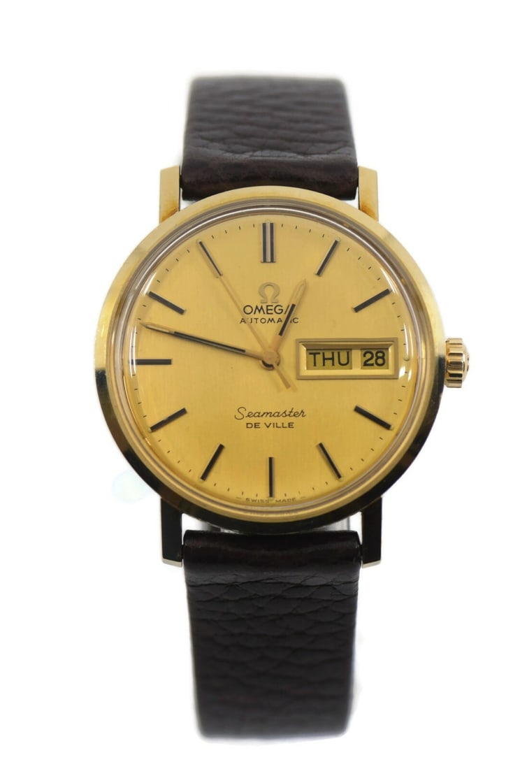 OMEGA Seamaster De Ville Gold Plated Stainless Steel Automatic Watch (1 of 3)