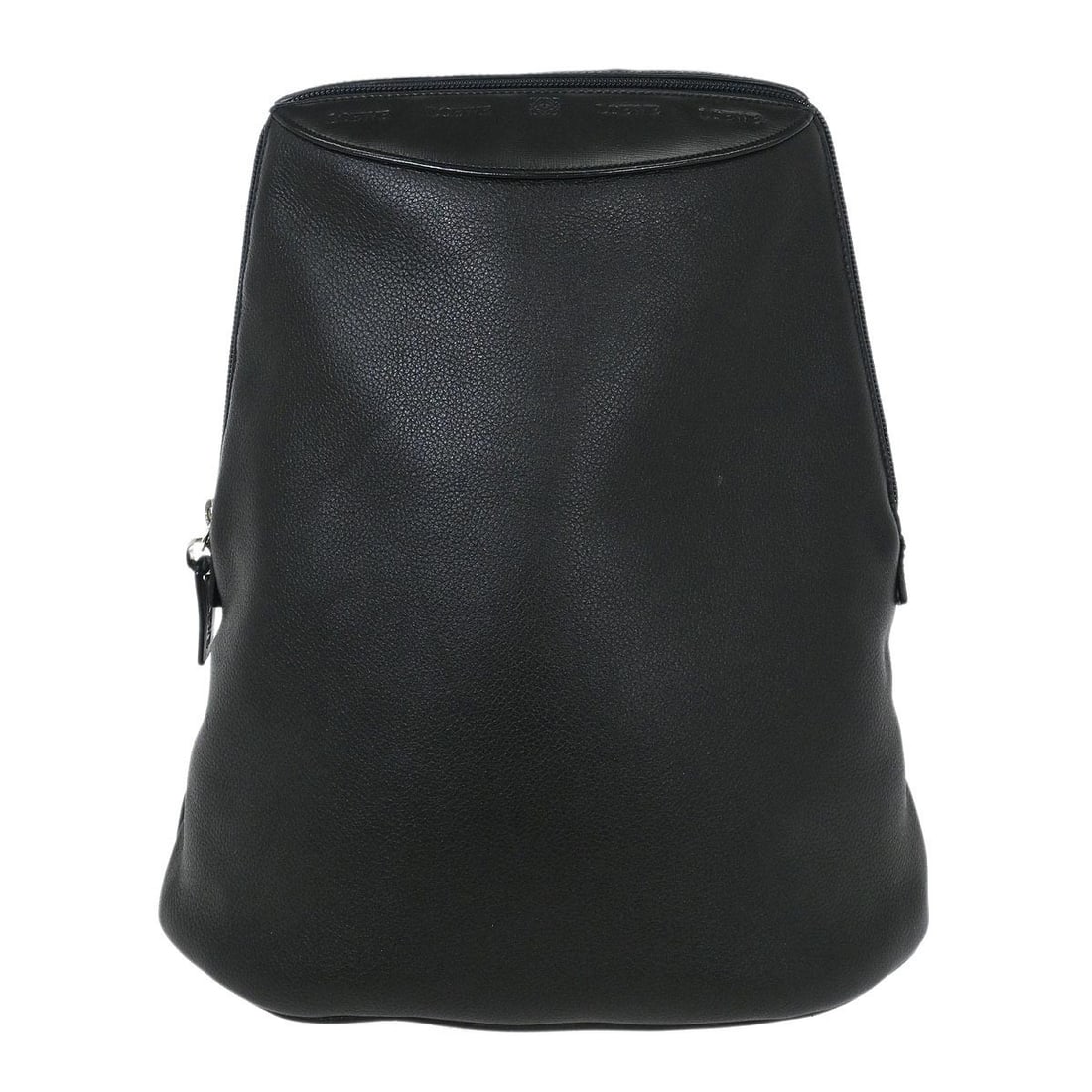 Loewe Black Leather Sling Shoulder Bag L27 with Inner Pockets: Loewe Black Leather Sling Shoulder Bag L27 with Inner Pockets This stylish Loewe Sling Shoulder Bag combines elegance with practicality. Crafted from high-quality leather, it features a sleek black ex