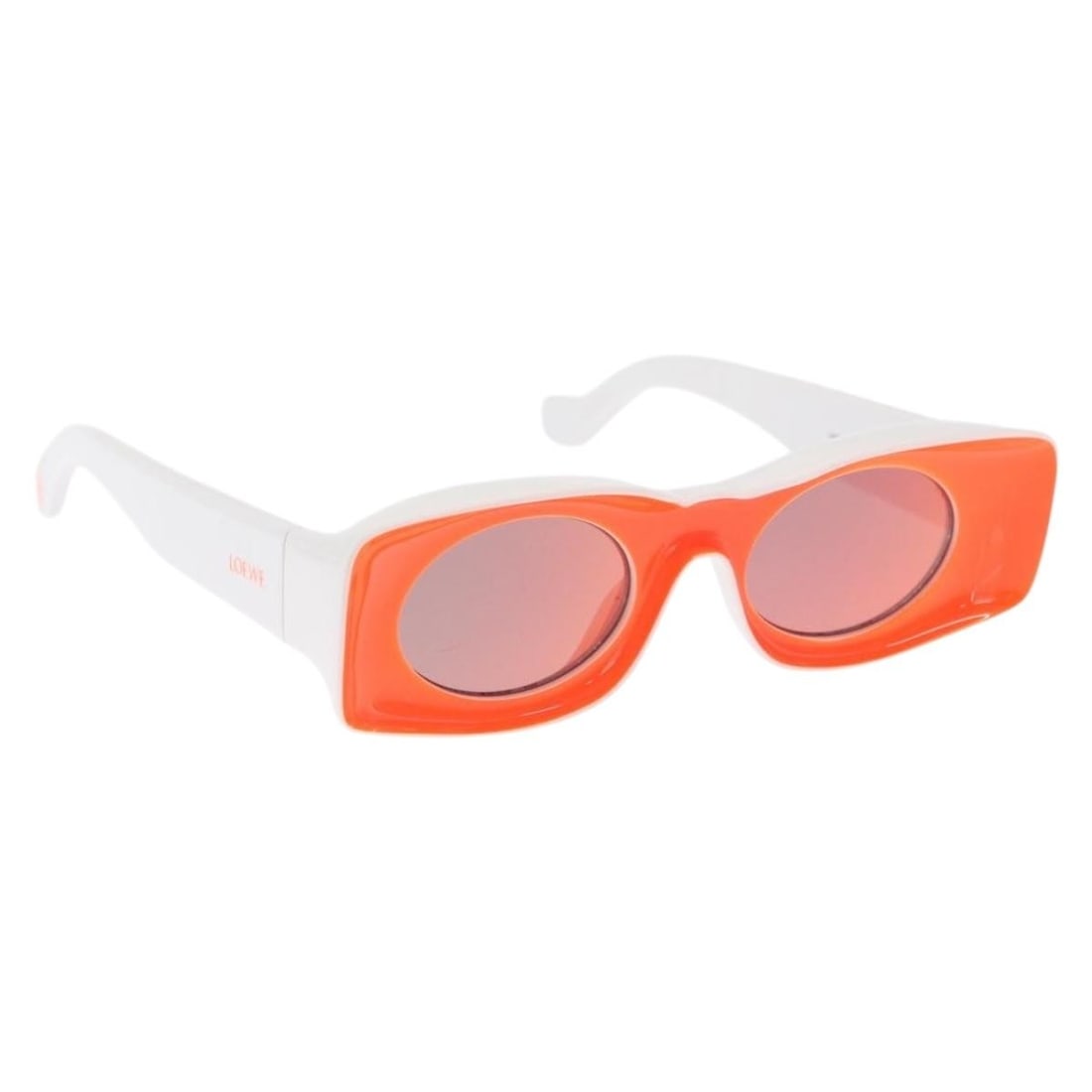 LOEWE Paula's Ibiza Orange Sunglasses Plastic Italy Auth 156143AM: LOEWE Paula's Ibiza Orange Sunglasses Plastic Italy Auth 156143AM Elevate your style with these LOEWE Sunglasses, featuring a vibrant orange hue and crafted from high-quality plastic. Designed in Ital