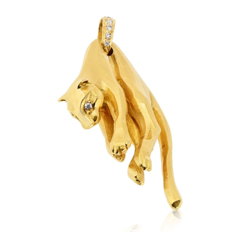 Cartier 18K Yellow Gold Elegant Pendant 51.9g (1 of 4)