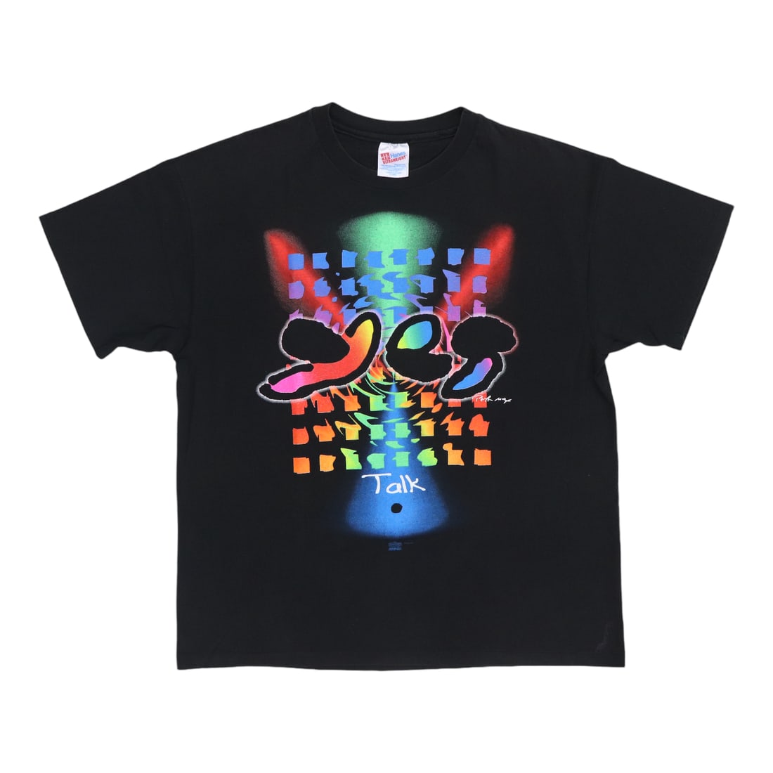 Vintage 1994 Yes World Tour Black Cotton Shirt XL: Vintage 1994 Yes World Tour Black Cotton Shirt XL Discover a piece of music history with this original vintage 1994 Yes World Tour Shirt. Crafted from 100% cotton, this authentic shirt boasts striking